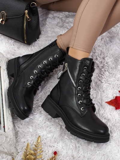 Bottines worker pour femmes avec décorations Kassira