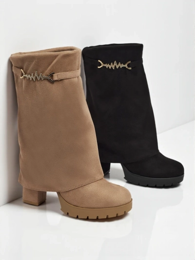 Bottines Flora Marron Clair Élégantes pour l'Automne