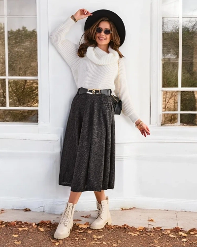 Jupe midi pour femmes de Royalfashion