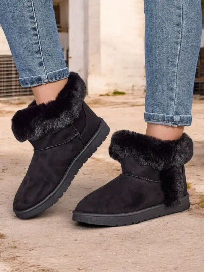 Chaussures de style bottes de neige courtes pour femmes Royalfashion Giesi
