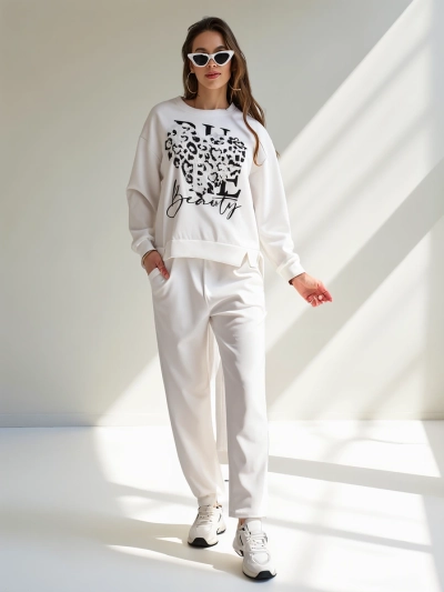 Ensemble en viscose Royalfashion pour femmes avec imprimé