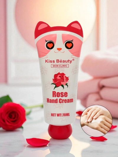 Crème hydratante pour les mains à la rose
