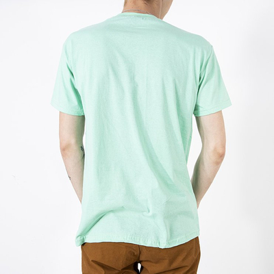 T-shirt homme en coton vert à imprimé - Vêtements