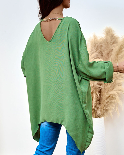 Royalfashion Blouse imprimée pour femme Longer