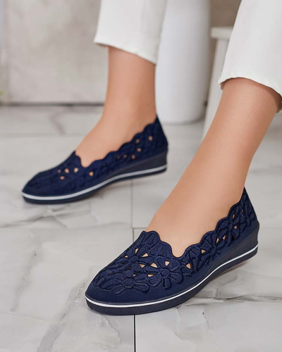 Royalfashion Demi-pointes à talon bas pour femme Dellio