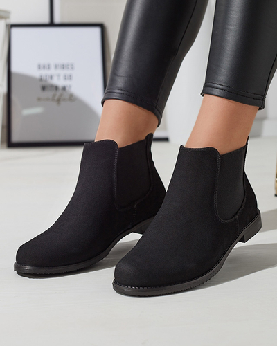 Bottes coulissantes isolées Reiniso noires pour femmes - Chaussures