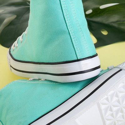 Baskets montantes femme Antonella mint - Footwear
