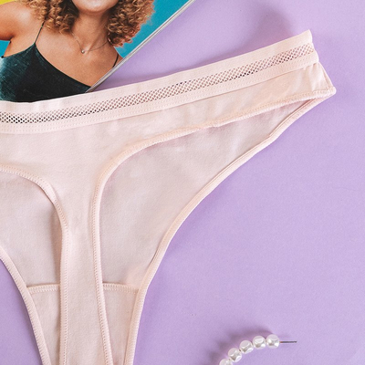 Tongs à motifs pour femmes, 3 / paquet - Sous-vêtements