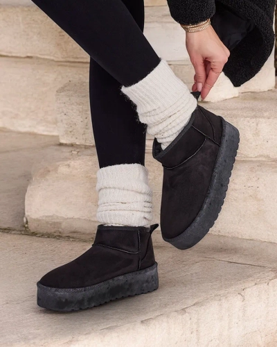 Royalfashion Bottes de neige courtes pour femmes Komano