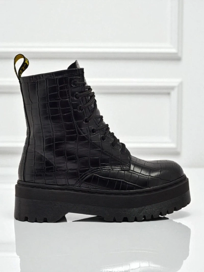 Bottines worker pour femmes avec gaufrage Arvessa