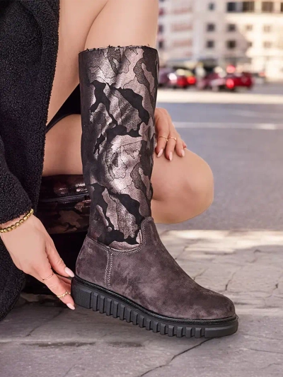 Bottes Molis pour femmes à hauteur de genou Royalfashion