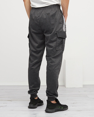 Pantalon de survêtement gris foncé pour homme - Vêtements