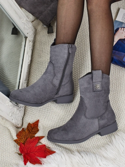 Bottines pour femmes en éco-daim Kelmoria