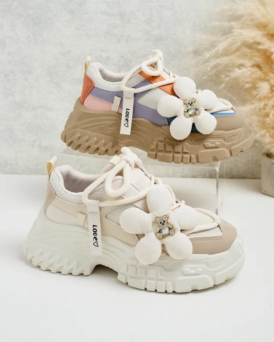 Royalfashion Baskets à plateforme pour femmes Bereya