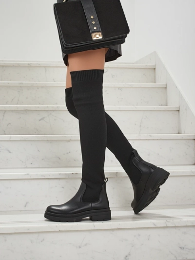 Longues bottes à enfiler pour femmes Orlina