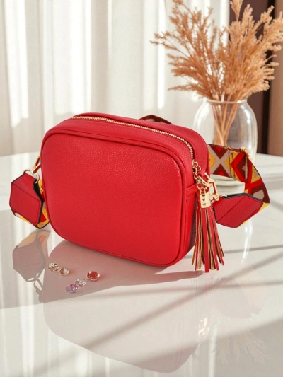 Royalfashion Petit sac à main pour femme en cuir écologique avec bandoulière colorée Kovi Lace