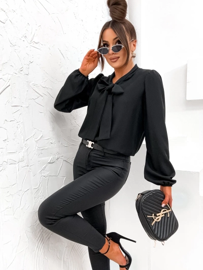 Chemisier Royalfashion pour femmes avec nœud