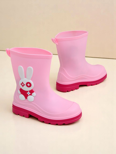 Royalfashion Bottes de pluie pour enfants avec lapin Bunny Splash