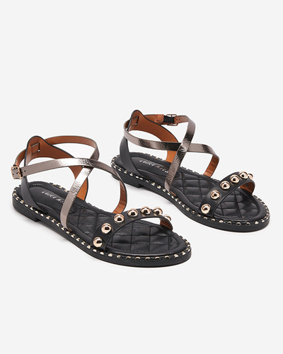 OUTLET Sandales noires pour femmes à jets Hanim - Footwear