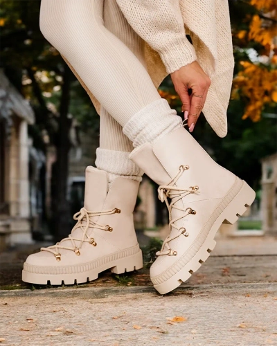 Bottes de neige à lacets pour femmes Royalfashion Lorii