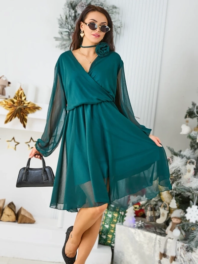 Robe pour femme classique à mi-longueur de Royalfashion