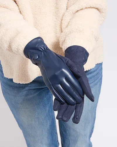 Gants en éco-cuir pour femmes de Royalfashion