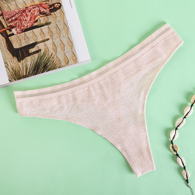 Tongs à motifs pour femmes, 3 / paquet - Sous-vêtements