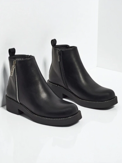 Bottines pour femmes en cuir écologique Belvani