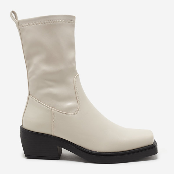 OUTLET Bottes hautes femme beige Safog - Footwear