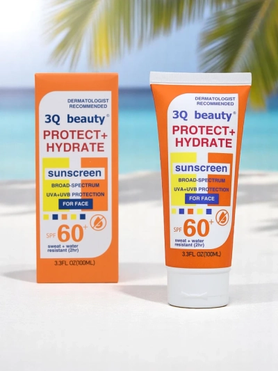 3Q Beauty Crème solaire visage résistante à l'eau SPF 60