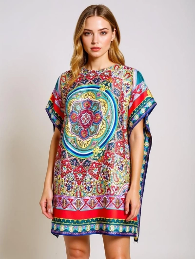 Paréo Ariadne – robe colorée Royalfashion en polyester longueur genou