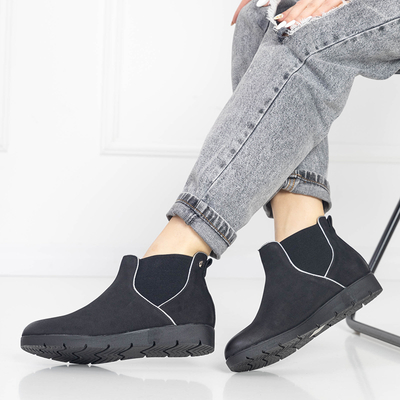 OUTLET Bottes élégantes pour femmes noires Zulla- Footwear
