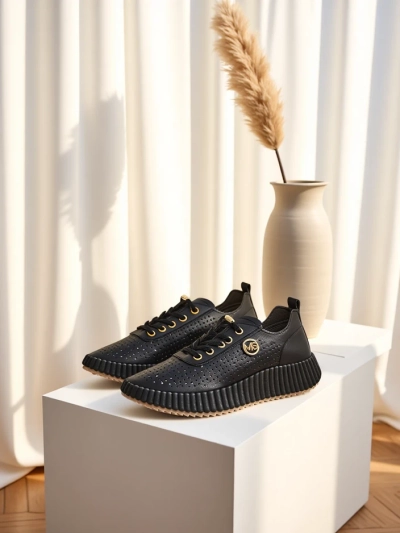 Royalfashion Baskets perforées sportives pour femmes Jovenes