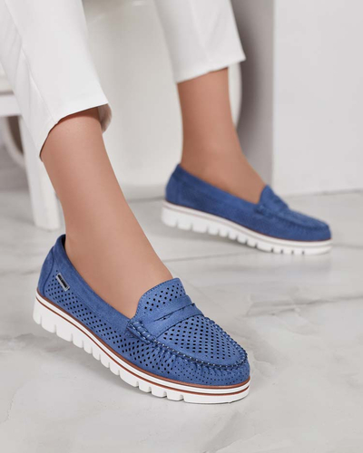 Royalfashion Mocassins ajourés pour femme Leteller