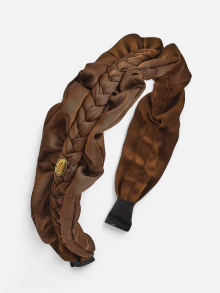 Royalfashion Bandeau pour cheveux avec tressage et fronces