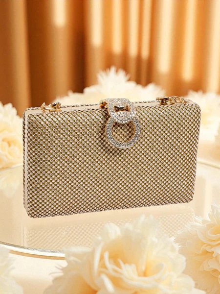 Royalfashion Pochette pour femme avec zircons Armeddo