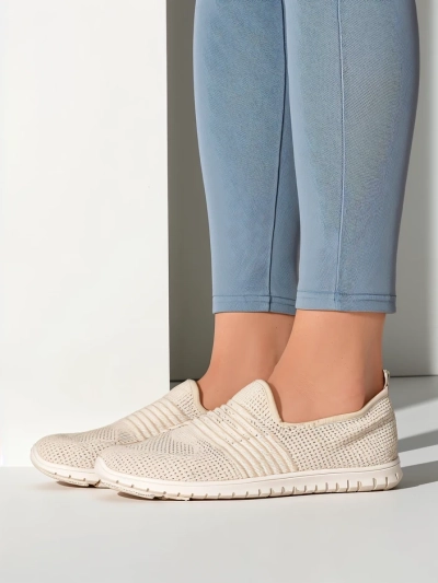 Royalfashion Chaussures de sport pour femmes à enfiler Ollabes