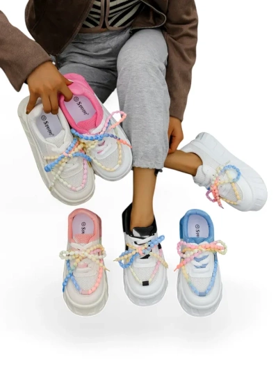 Royalfashion Sneakers à plateforme pour femmes Venusoe