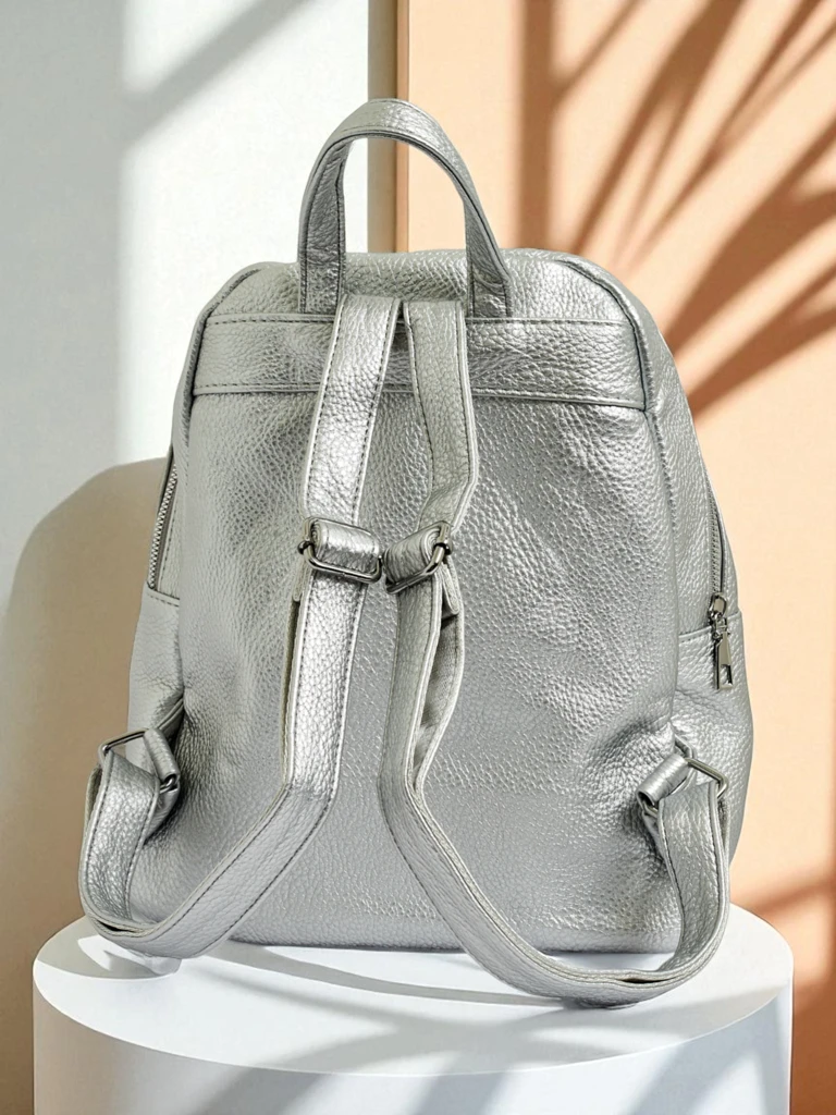 Royalfashion Sac à dos pour femmes en cuir écologique Evelin Day