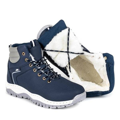 OUTLET Bottines sport bleu marine avec semelle intérieure grise avec isolation Arctica - Footwear