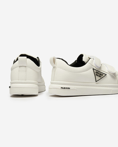 OUTLET Chaussures de sport pour enfants blanches Yovoy- Footwear