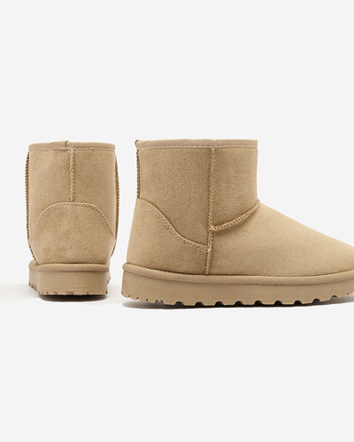 Royalfashion Bottes marron a'la bottes de neige pour femmes Nerlea