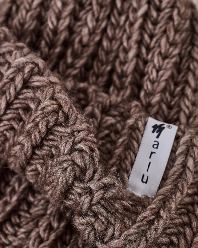 Bonnet tricoté pour femme Royalfashion avec pompon
