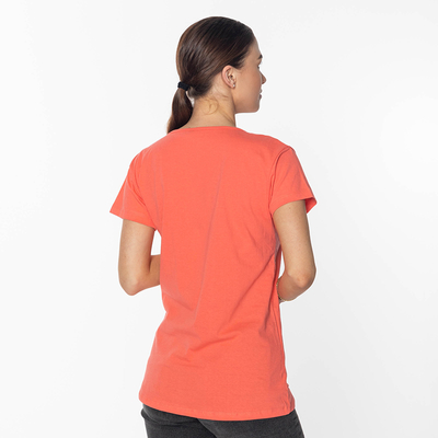 T-shirt femme corail avec FASHION - Clothing Print