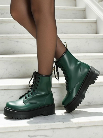 Bottines worker pour femmes avec gaufrage Isadore