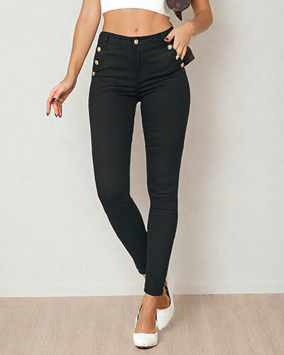 Royalfashion Jean tube pour femme