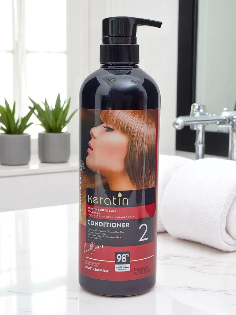 Après-shampoing à la kératine