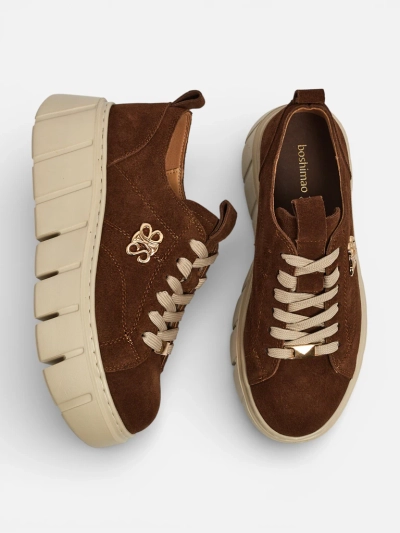 Baskets de sport pour femmes en cuir naturel Renos