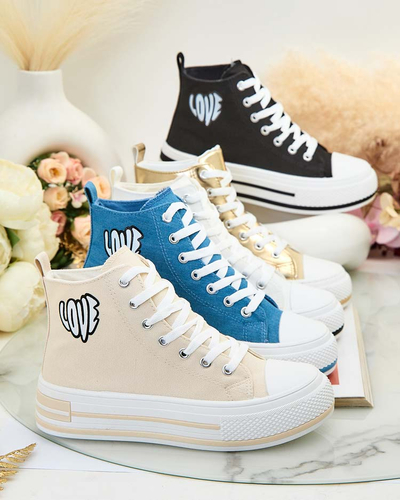 Royalfashion Baskets sportives pour femme avec imprimé