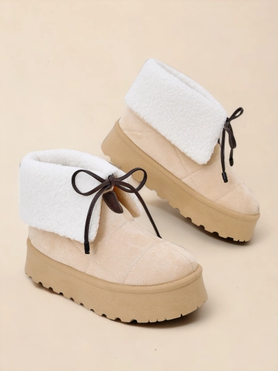 Bottes de neige à lacets pour femme Royalfashion Wdeno